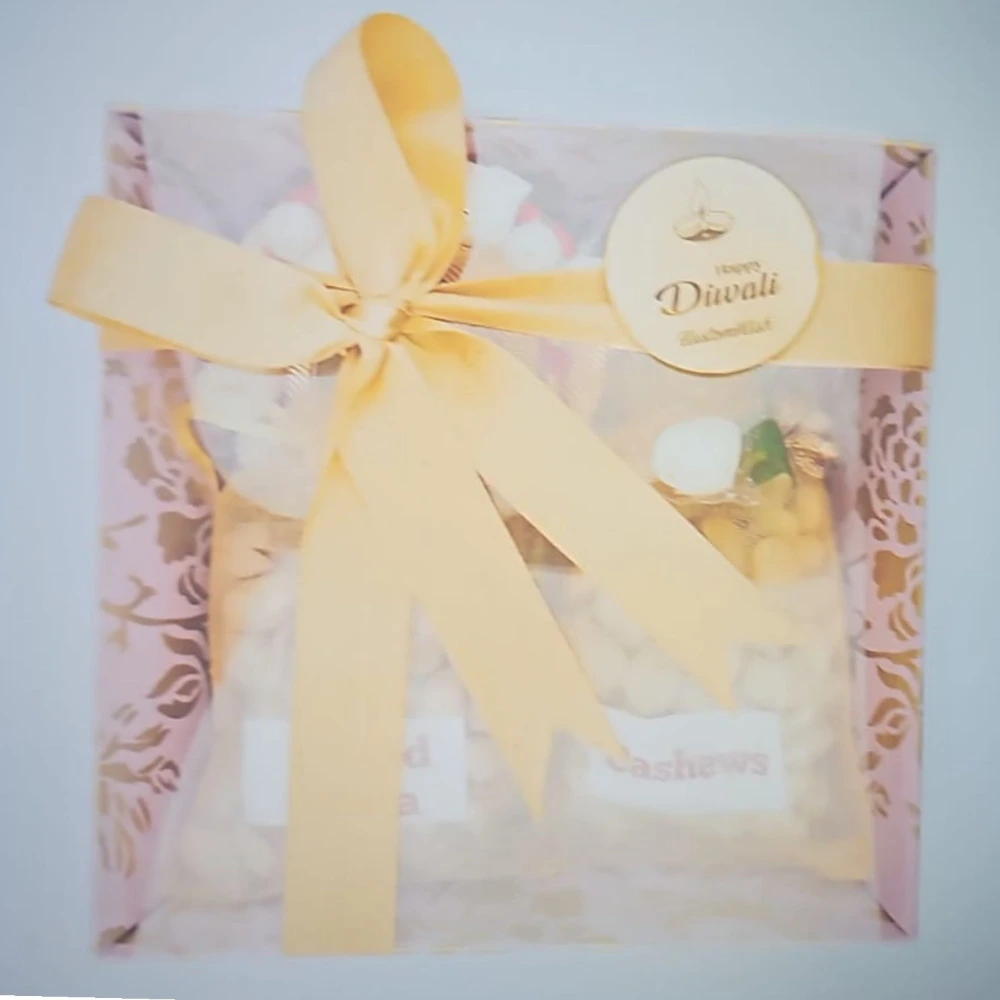 Premium Cashew Salted Pista Hamper for Diwali Gift